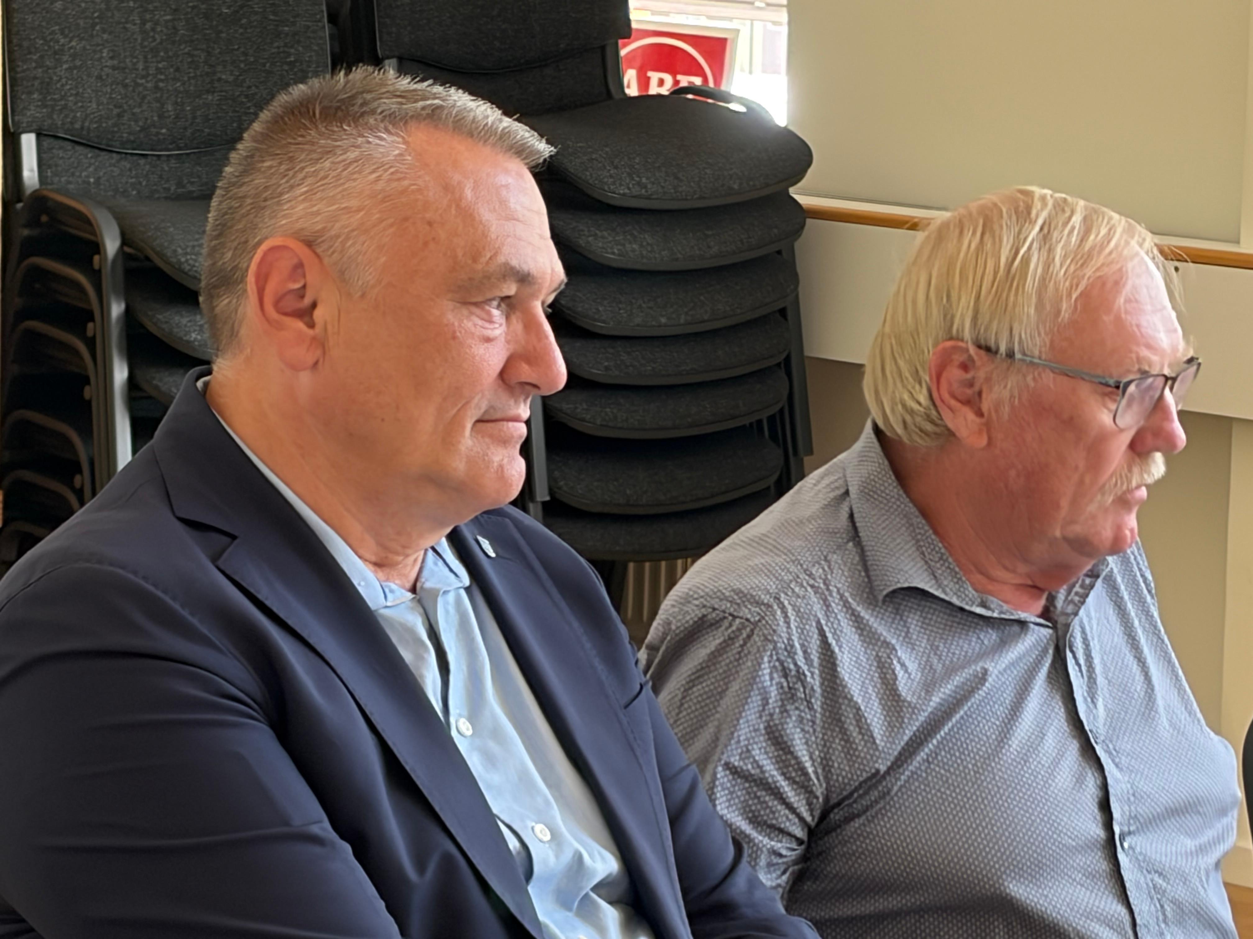 Ilko Corkovic och Sten Bondesson 18/8 Trygghetskonferens