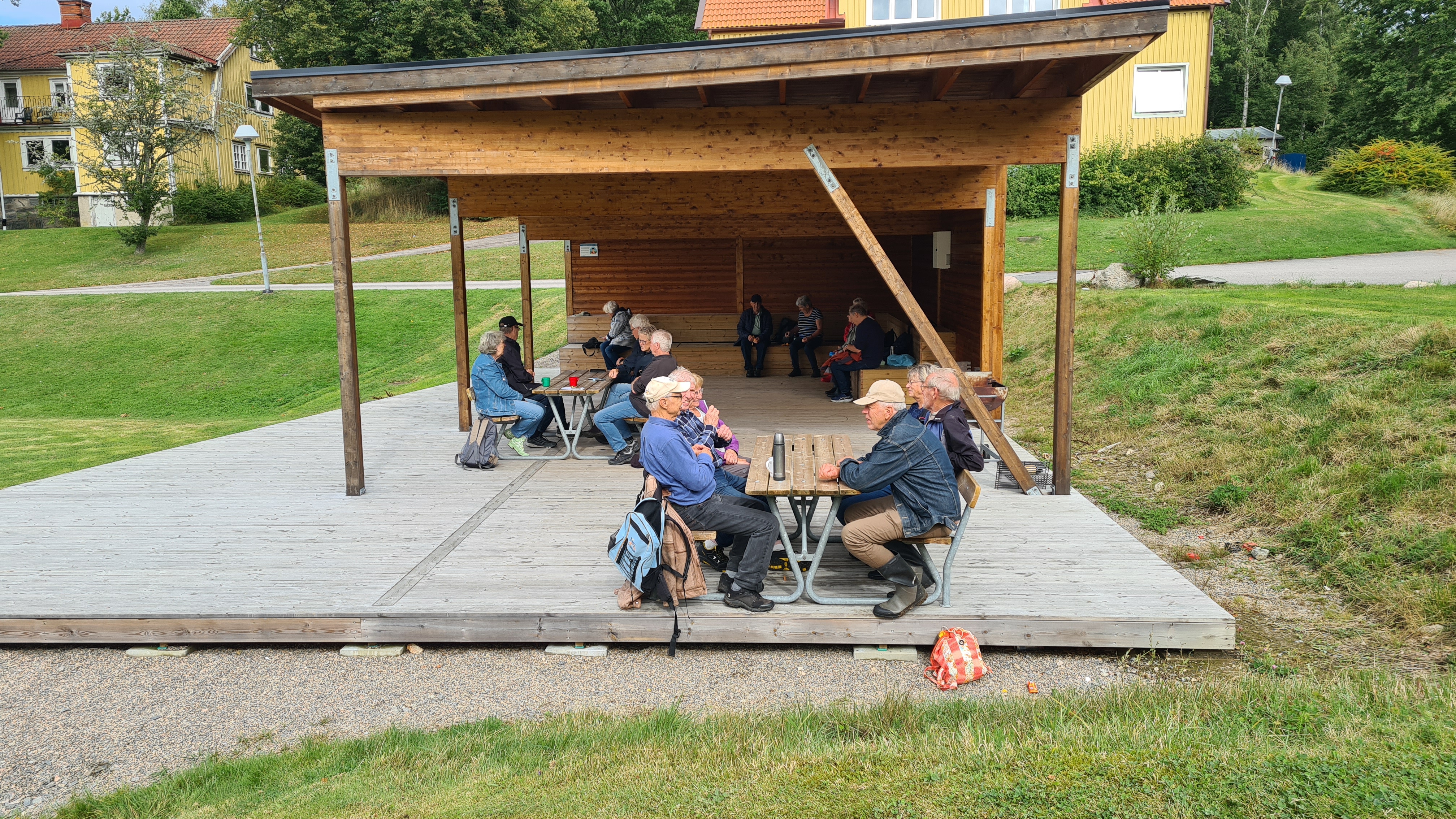 Fika under tak