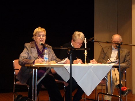Anna-Lisa Johansson, Lisbeth Uhlin och Christer Åberg