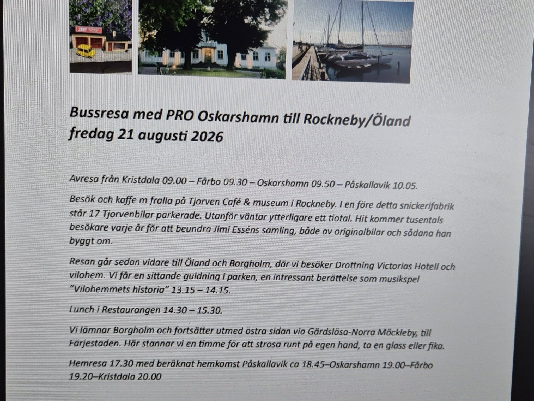 Resa till Öland
