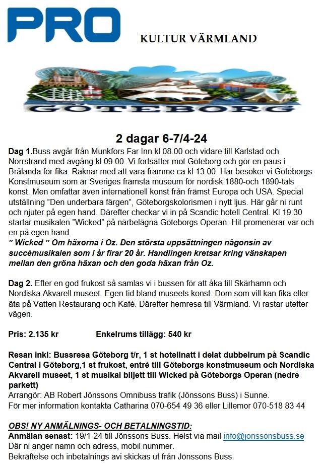 Program Göteborg