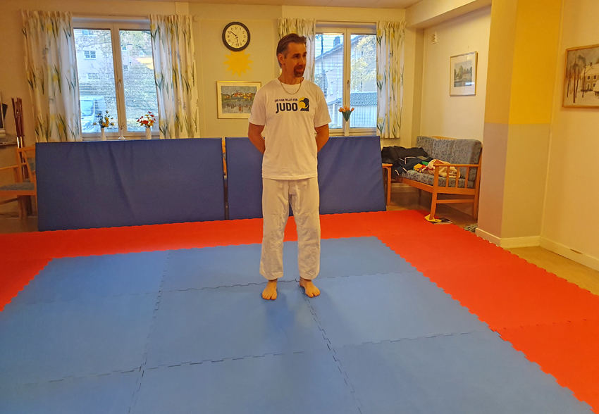 Prova-på Judo4Balance med hjälp av Adam Stanczak från Nacka Judoklubb 2023-10-27 - Foto: Monica Andersson