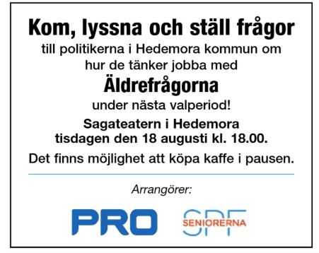 Fråga politiker