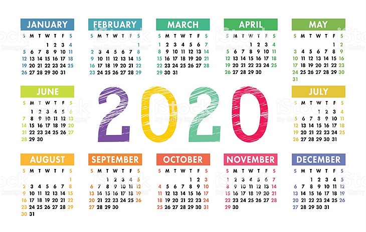 kalender 2020