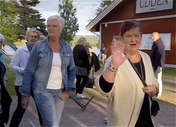 Reseledarna: Monica Eriksson & Marianne Lindgren efter avslutning.