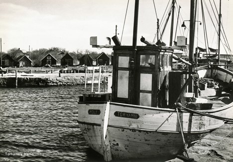 Fiskebåten Molly i Torhamns hamn.