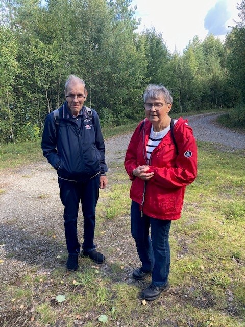 På vandring i Häggum. Foto: Marita Mattsson