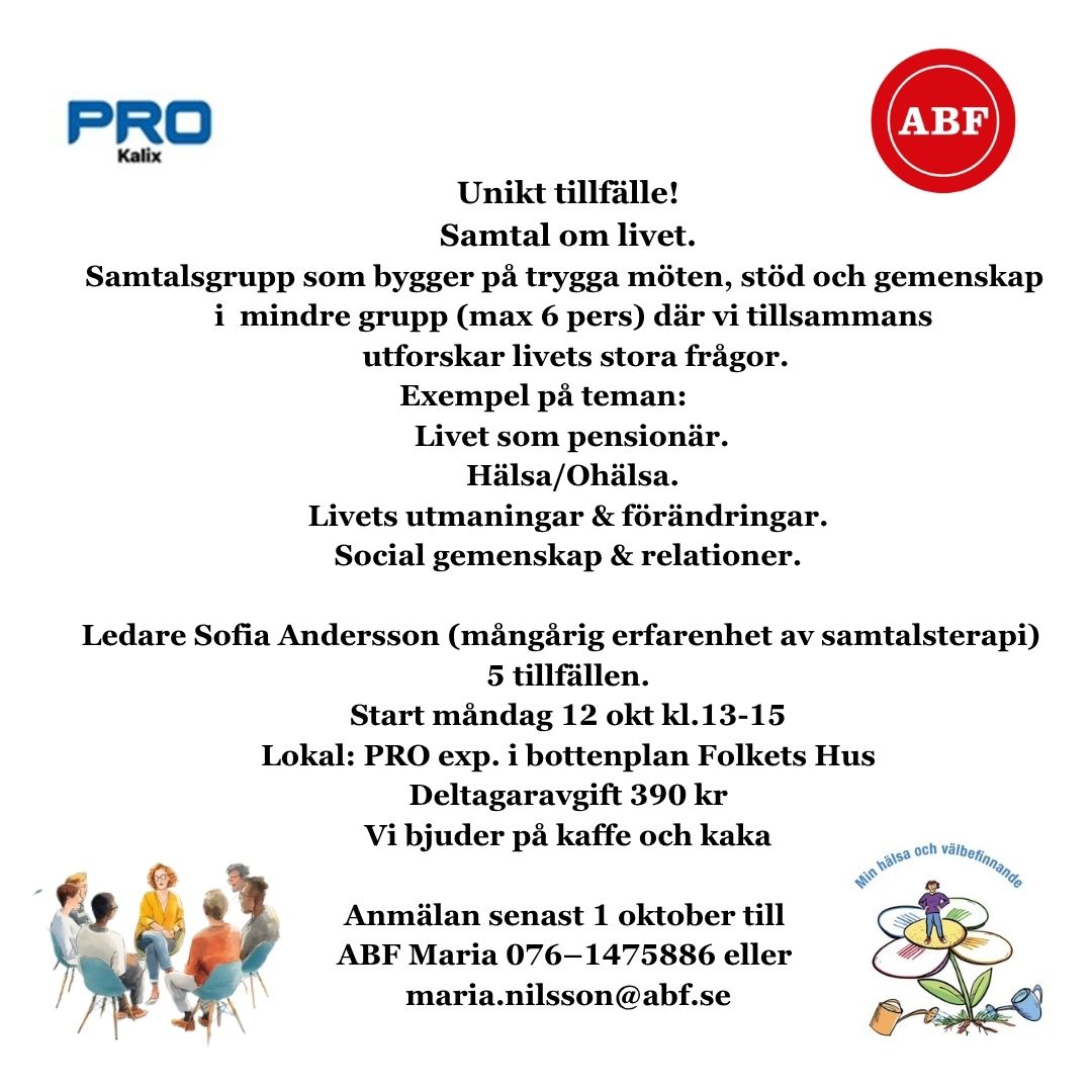 Samtal om livet.
