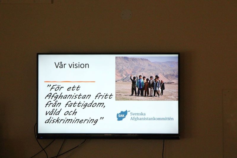 Svenska Afghanistankommitténs vision. Foto: Jörgen Jonsson.