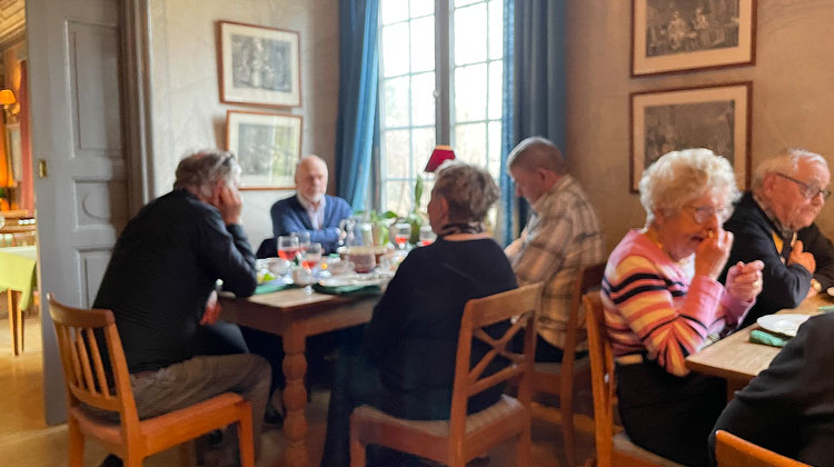 PRO Valbo bjöd runt 35 volontärer på lunch som uppskattning för deras insatser under året. Foto: Agneta Laritz