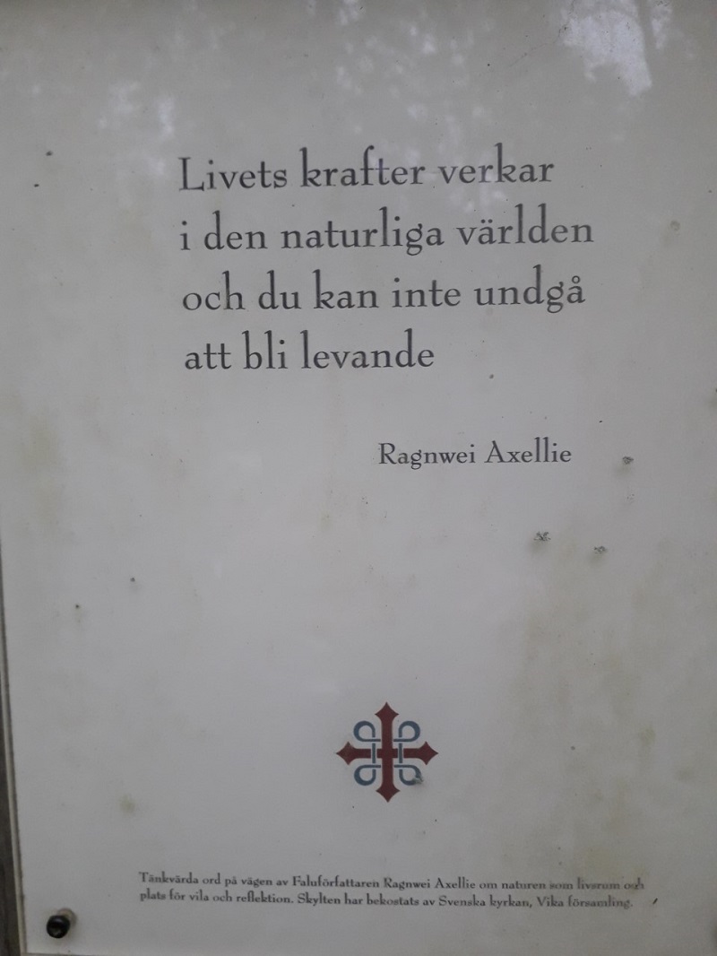 Vers av Ragnwei Axellie. Foto: Ulla Persson.