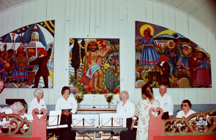 Roslagscittrorna i Jukkasjärvi kyrka 1998