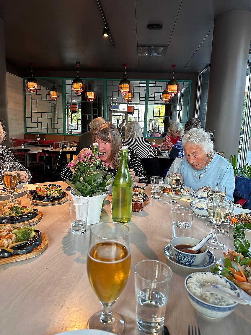Restaurangbesök på Fågelboet 21 september. Foto: Marianne Höckne