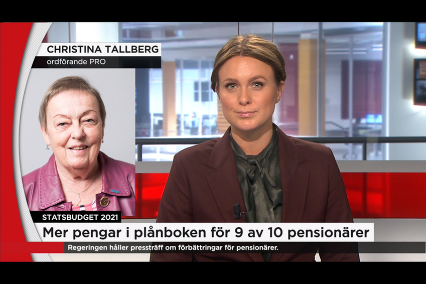 Ordförande Christina Tallberg medverkar i TV4.