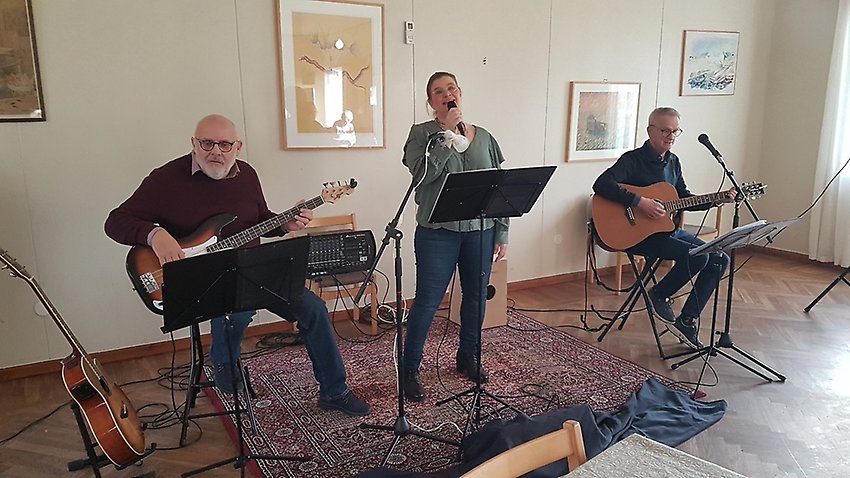Musikgruppen Tillsammans. Foto Ove Andersson