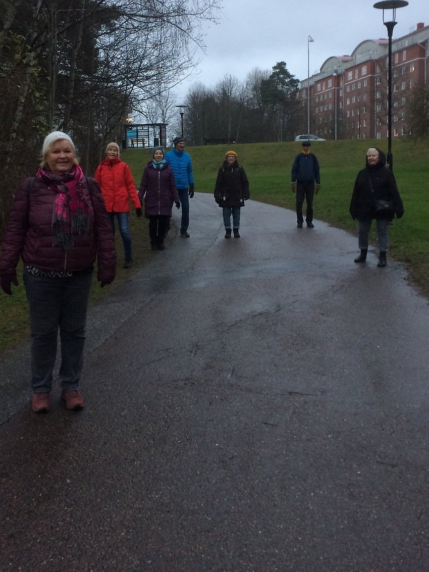 Promenad efter Bällstaån/viken 9 december. Foto: Karin Öhrner
