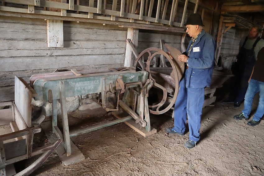 Inte precis dagens jordbruksmaskiner. Foto: Iréne Larsson