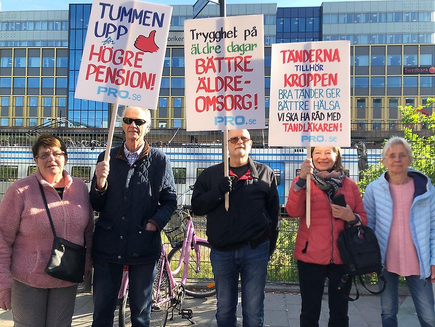 Demonstration 19 maj. Foto: Karin Holmström