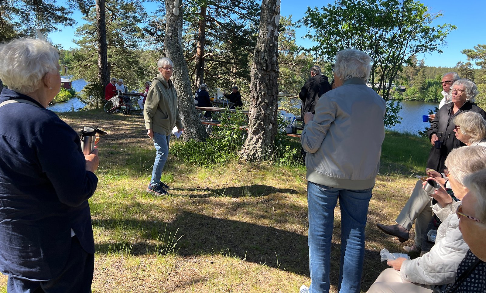 En guide berättar
