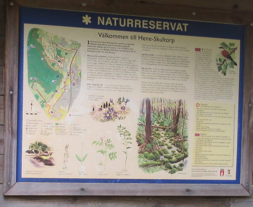 Information om naturreservatet.