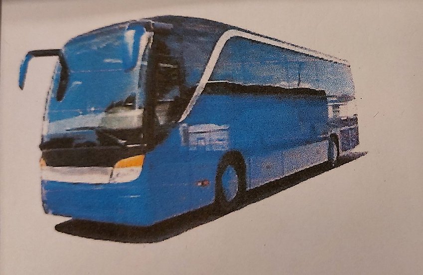 Blå buss