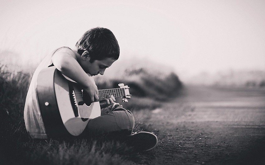 Pojke med gitar