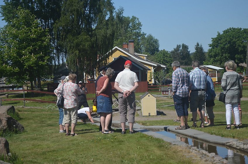 PRO-are besöker Göta Kanal i miniatyr