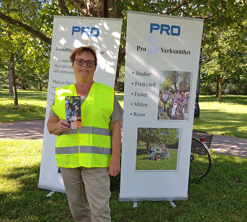 PRO Teg deltog på Gemenskapens dag i Döbelns park. 